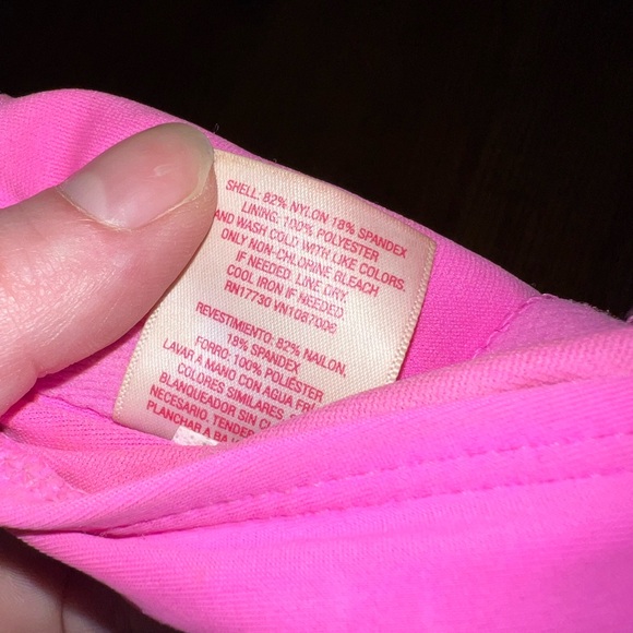 LAST CALL Xhilaration Swim Pink Bandeau Bikini Top Size M - Picture 6 of 8